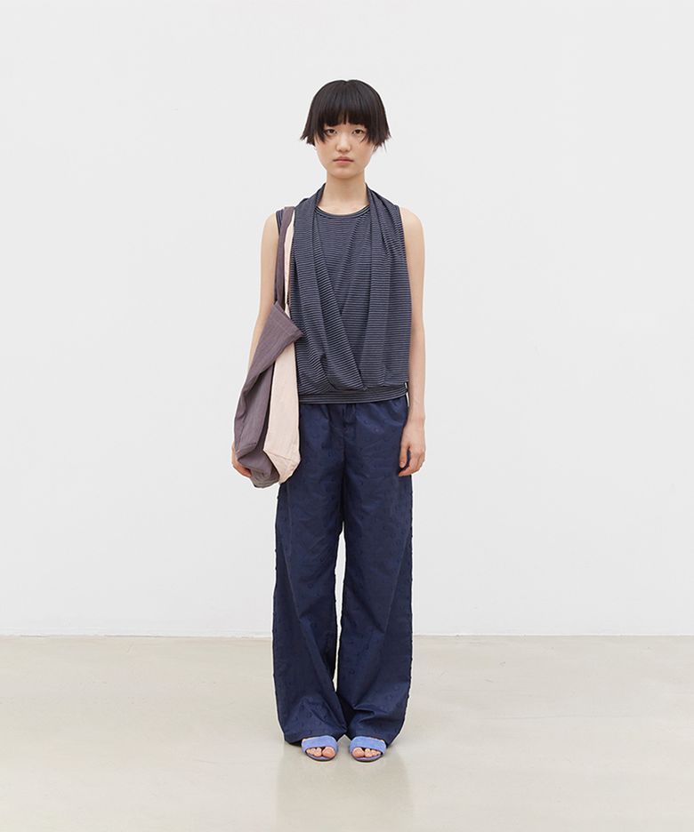 SOFT DOT PANTS (NAVY)