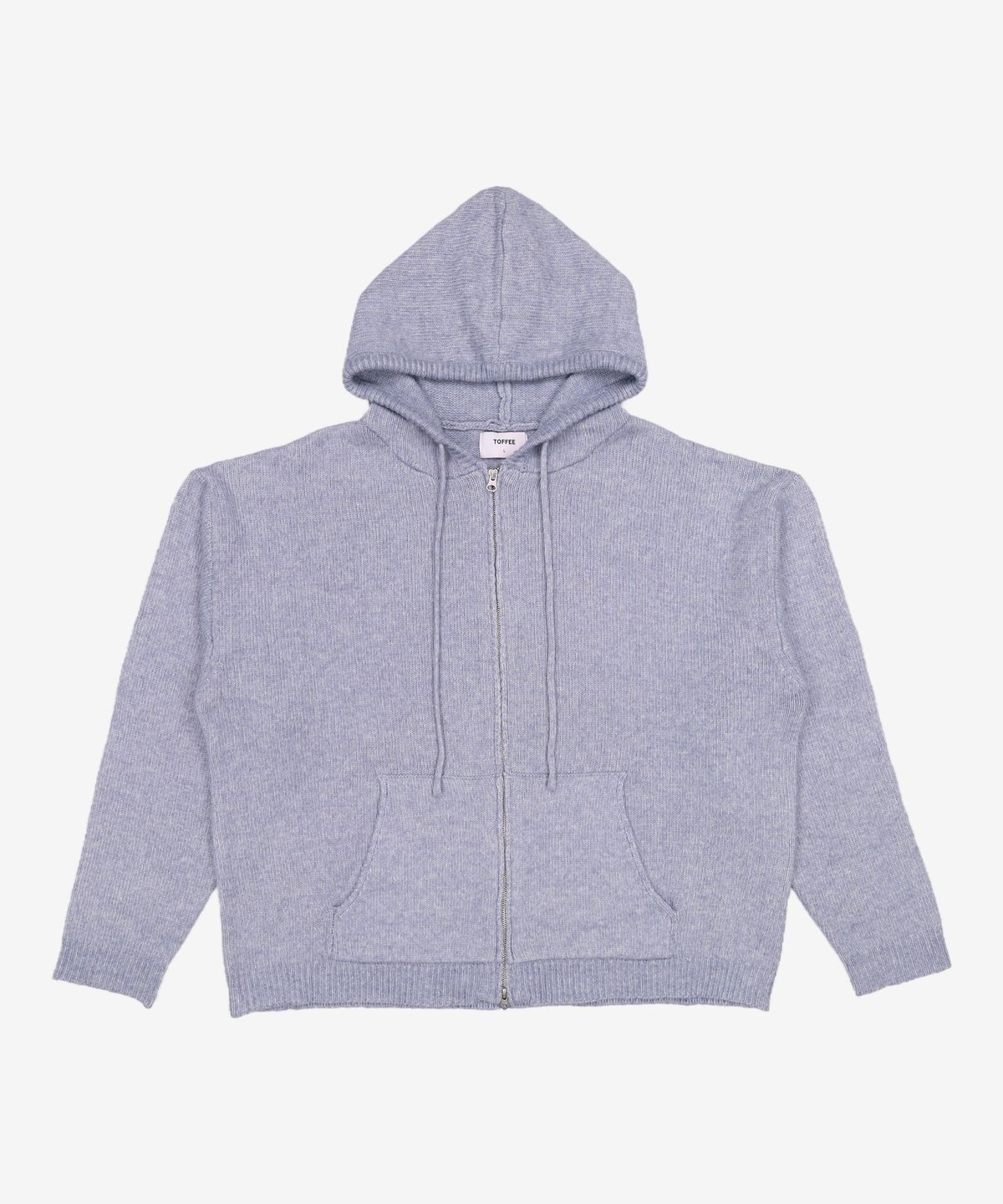 토피(TOFFEE) 마일드 니트 후드 집업 (BEIGE) L