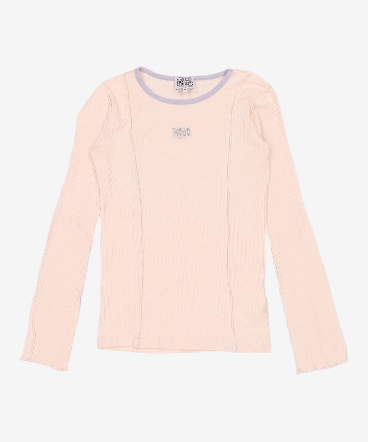 마리떼 프랑소와 저버(MARITHÉ + FRANҪOIS GIRBAUD) W CLASSIC LOGO RINGER LONG SLEEVE light purple M