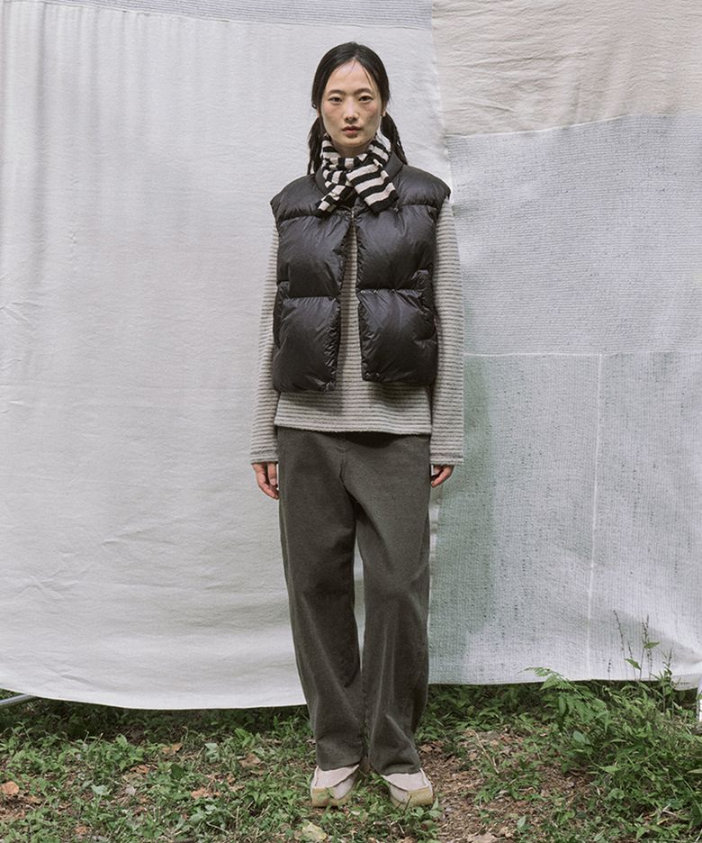 dale down vest (black)