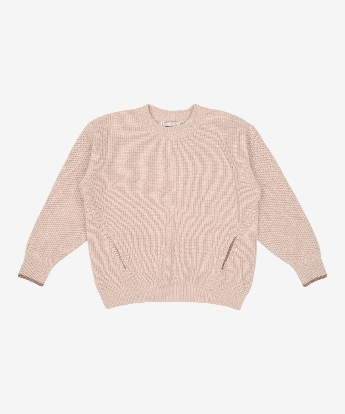 프리즘웍스(FRIZMWORKS) KANGAROO ROUND PULLOVER KNIT _ OATMEAL L