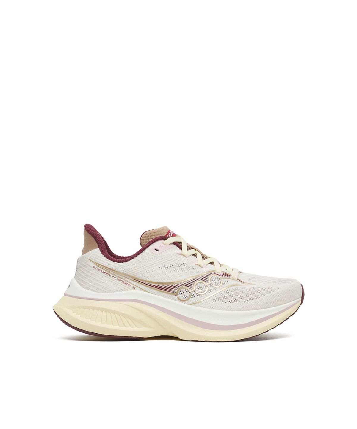 써코니(SAUCONY) (여성) 엔돌핀 스피드 5 - 아이보리:마룬 / S101391-1006