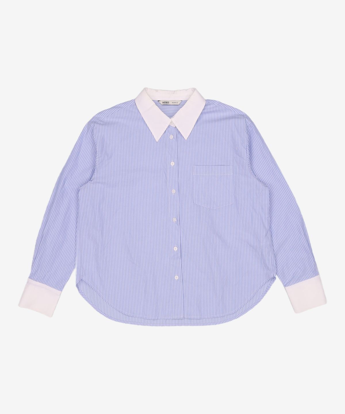 미쏘(MIXXO) 카라배색 셔츠 MIWYWD311B S