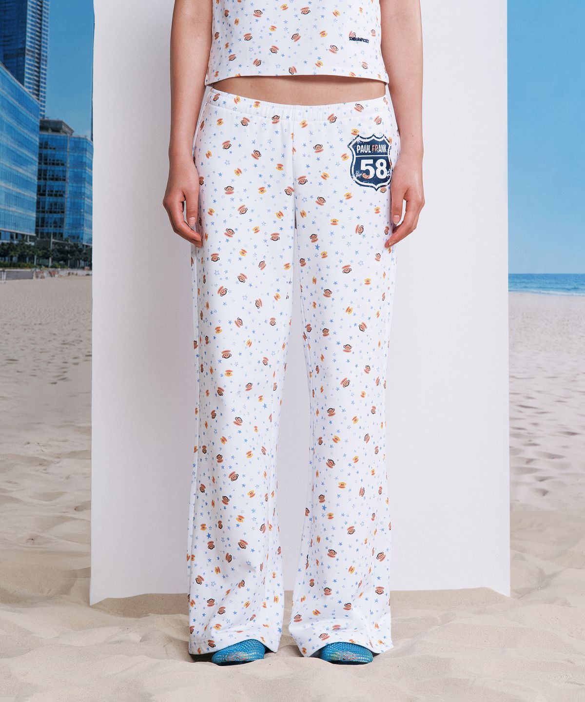 썬번프로젝트(SUNBURNPROJECT) SUNBURN X PAUL FRANK COTTON BANDING PANTS, MULTI