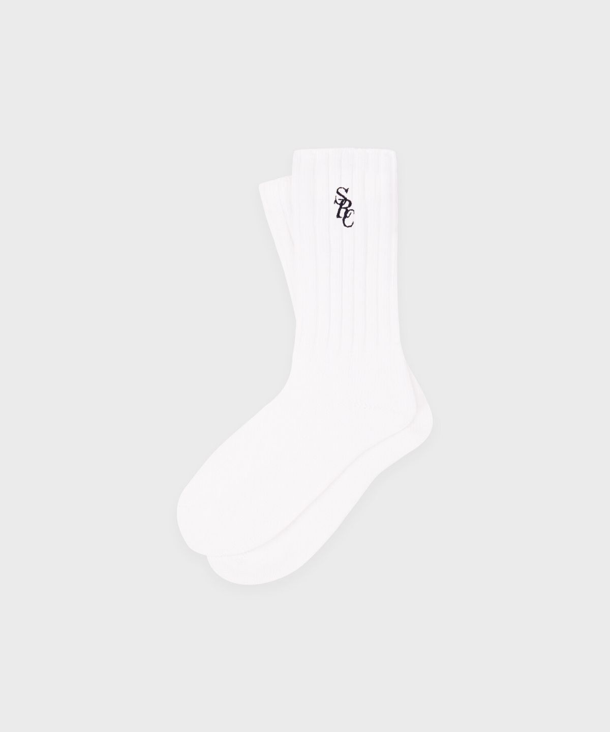 스포티앤리치(SPORTY&RICH) SRC 립 양말 - 화이트 R265AOC008