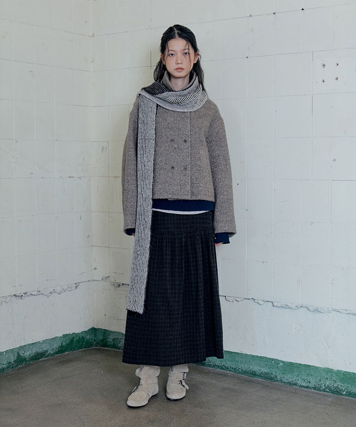 모노크롬(MONOCHROME) lekoo jacket (brown)