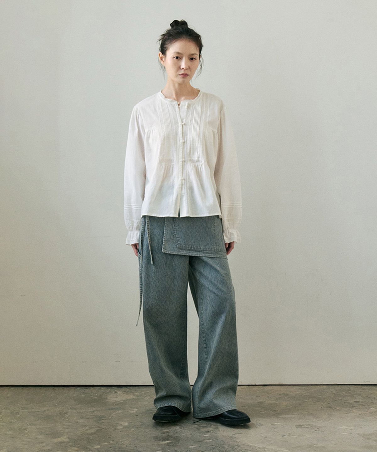 모노크롬(MONOCHROME) clary pants (indigo)
