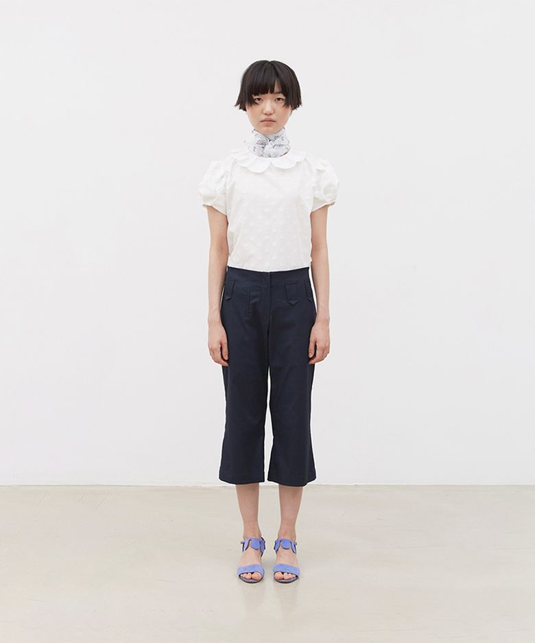 TAB CAPRI PANTS (NAVY)