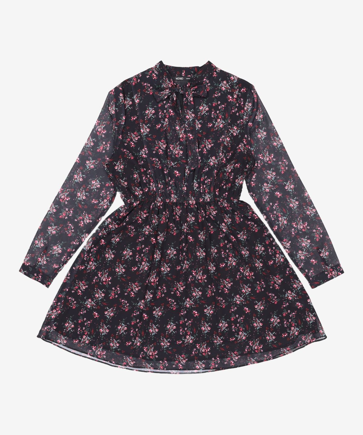 미쏘(MIXXO) 잔플라워 쉬폰원피스 MIWOW9112R S
