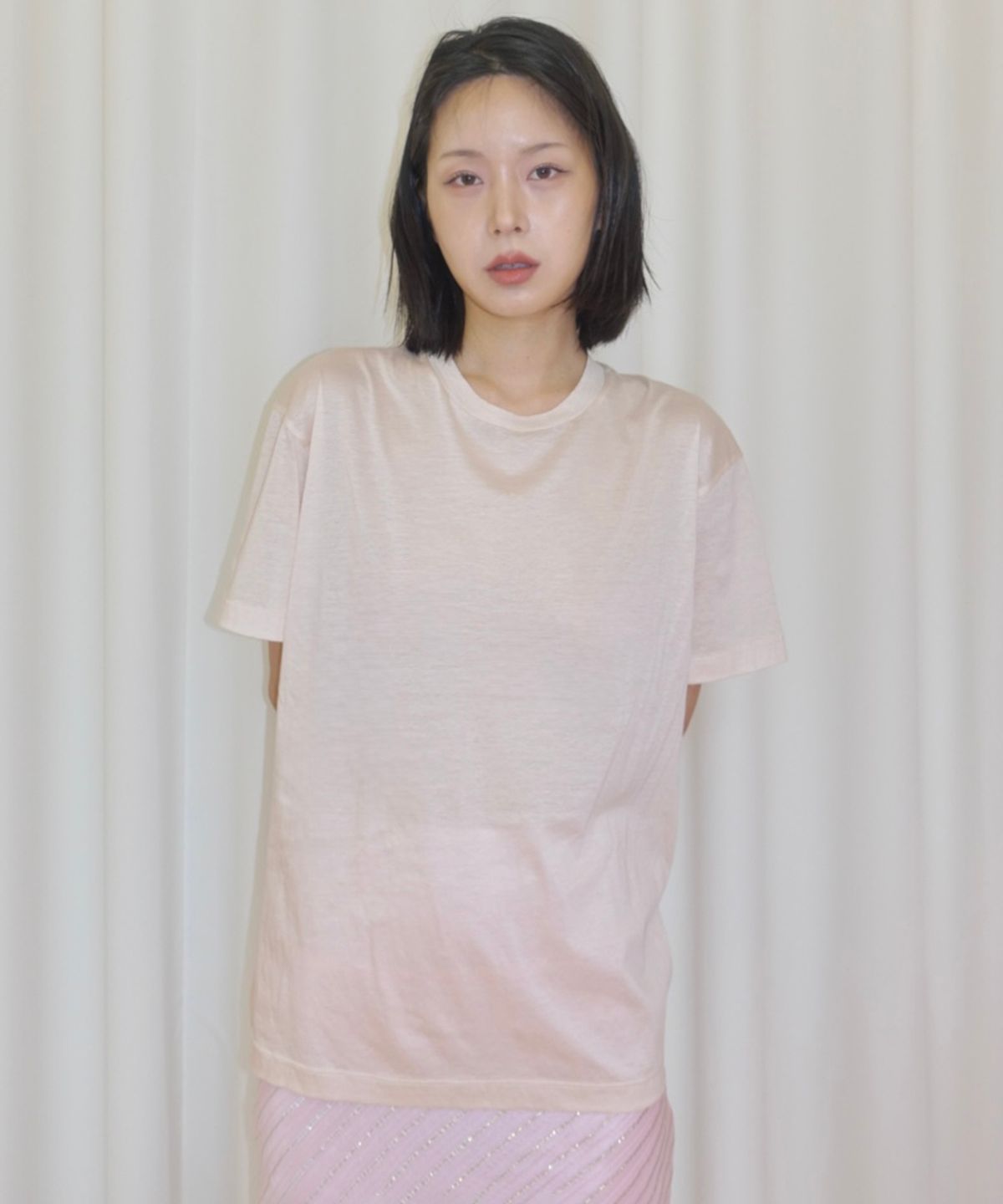누아누(NUUANU) Lumi Tee_Peach