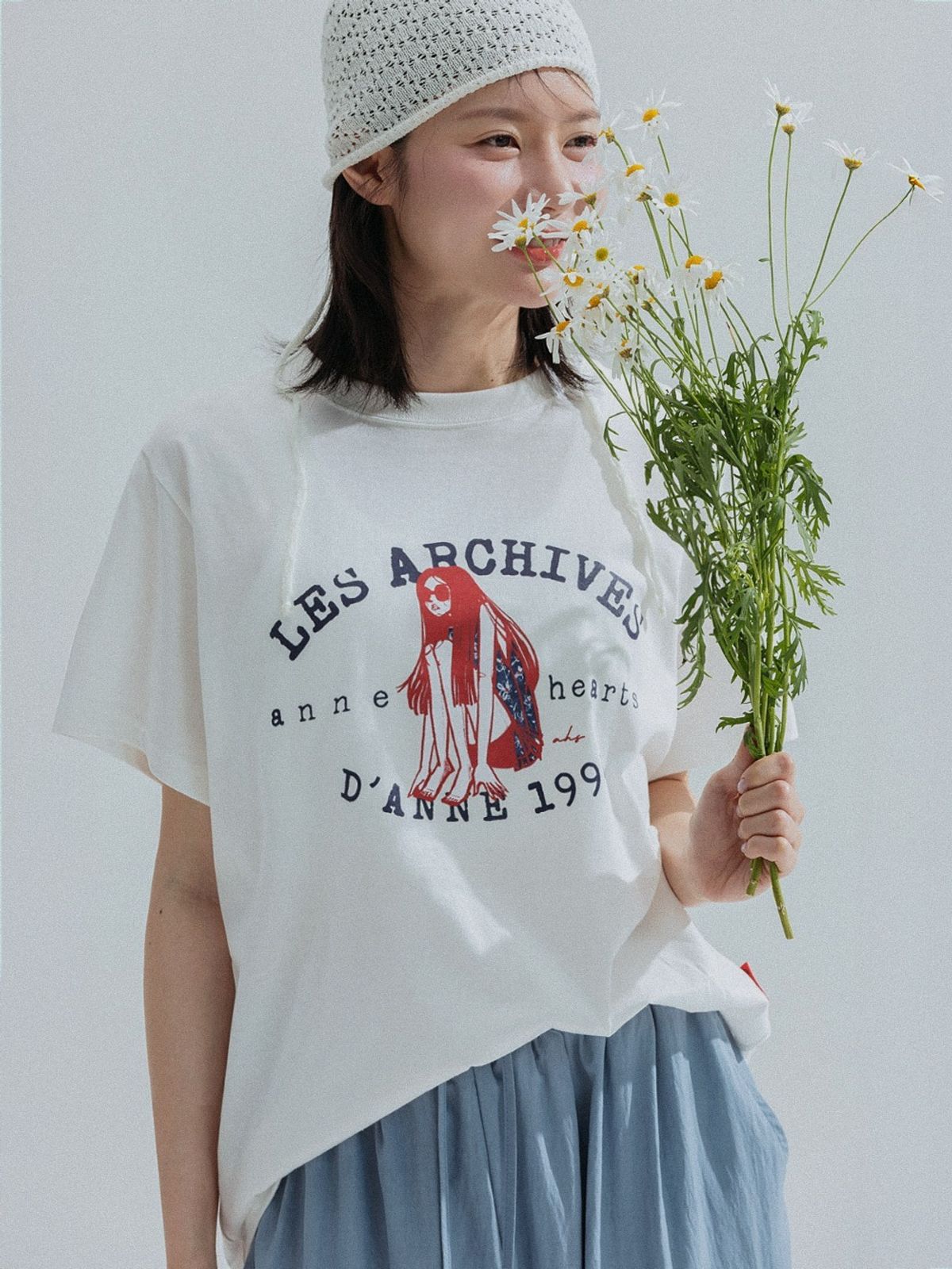 앤하츠(ANNEHEARTS) 1994 Girl Archive Graphic Tee_IVORY