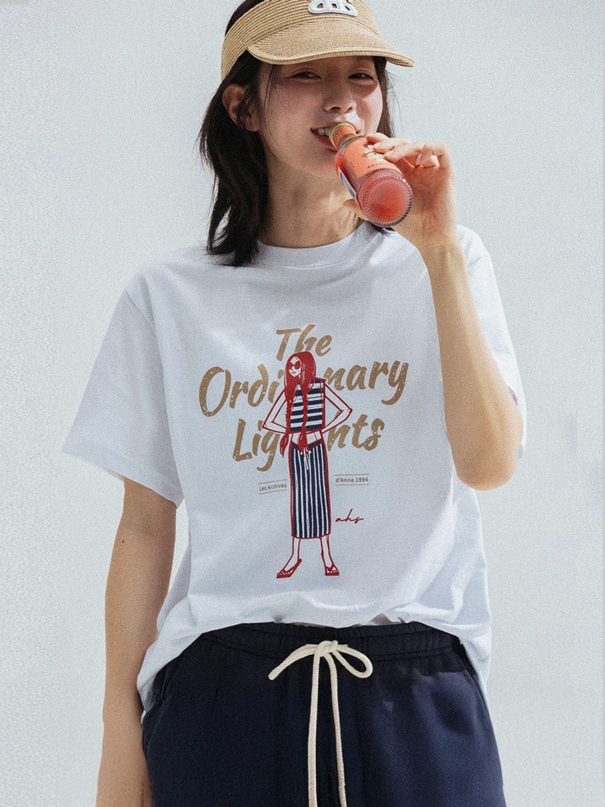 앤하츠(ANNEHEARTS) Ordinary Girl Tee_WHITE