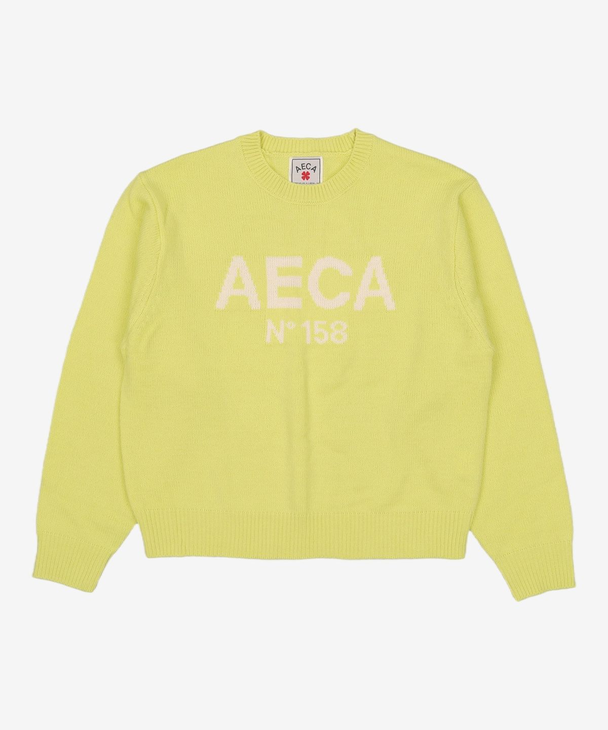 에이카화이트(AECA) AECA BIG LOGO WOOL KNIT [7color] S