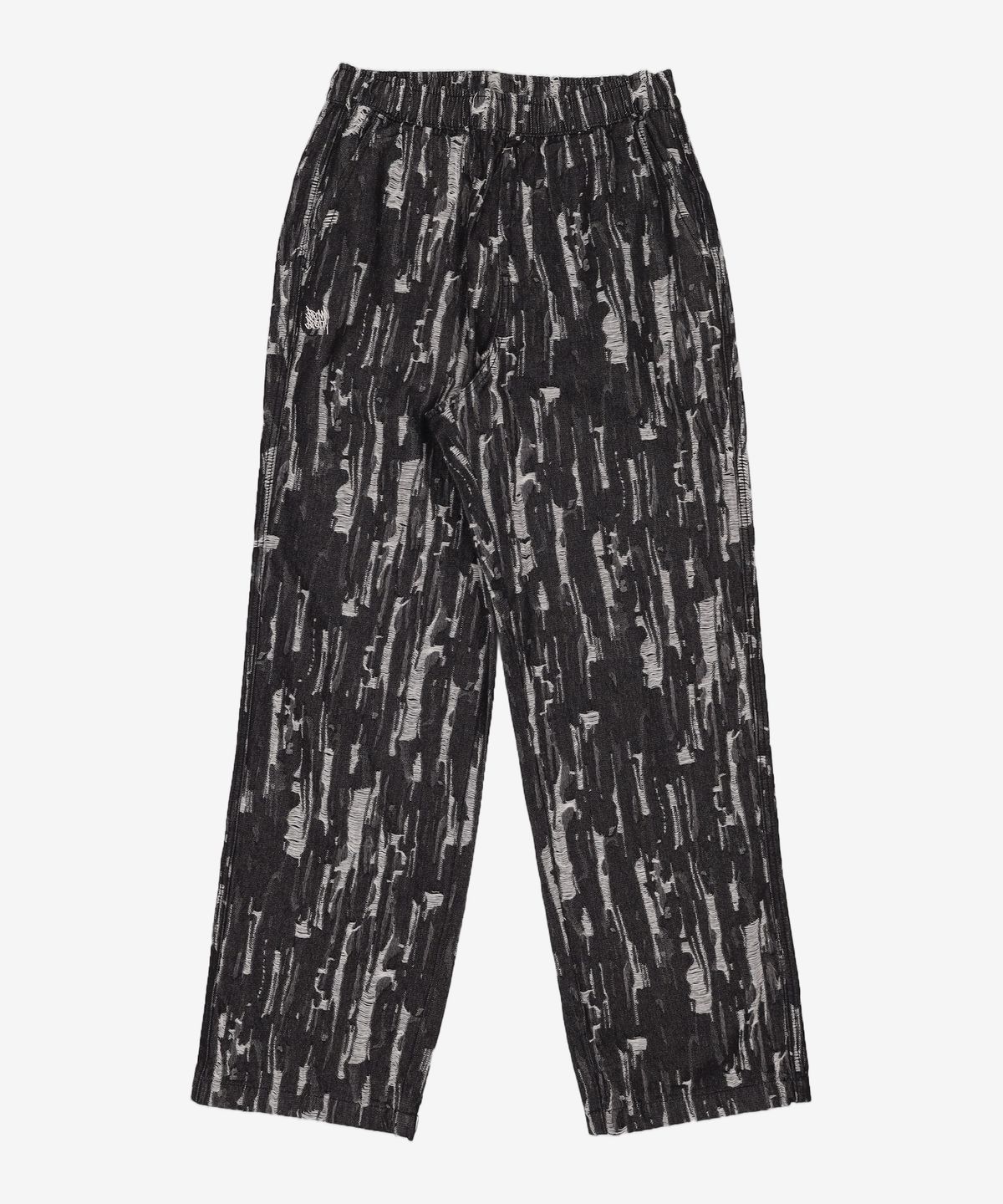 브라운브레스(BROWNBREATH) TAG DAMAGE BANDING PANTS - BLACK M