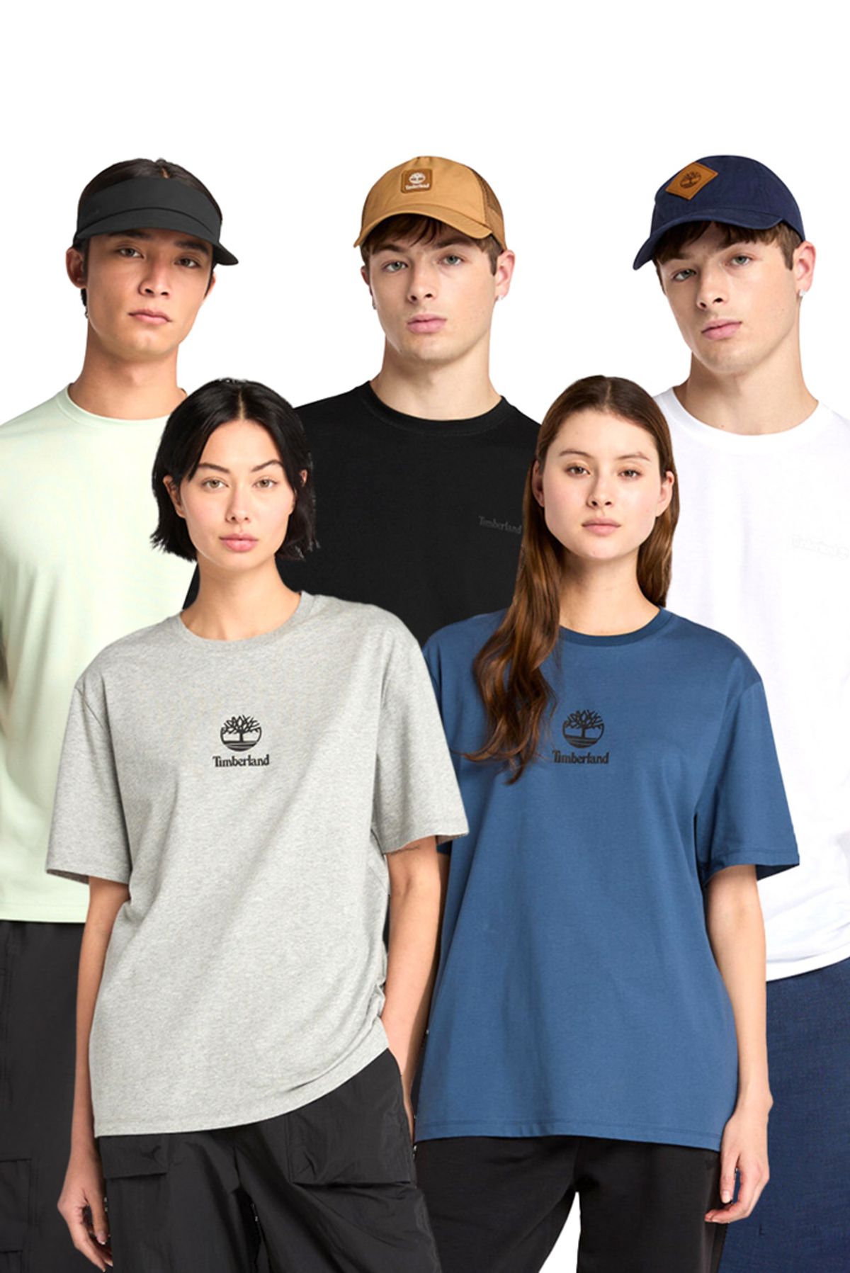 팀버랜드(TIMBERLAND) [2PACK] AF QUICK-DRY 반팔 & AF 뉴트럴 로고 반팔 5종