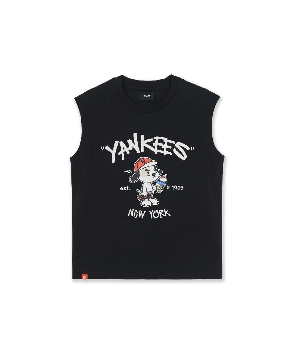 엠엘비 키즈(MLB KIDS) 스트릿 바크&바니 썸머 아트웍 민소매티셔츠 NY (Black)