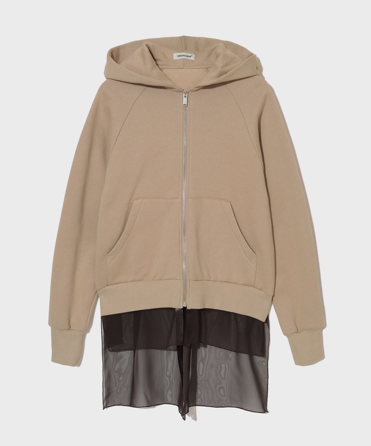 언더커버(UNDERCOVER) (W) 후드집업 베이지 UP2F1803-2 ZIP HOODIE BEIGE