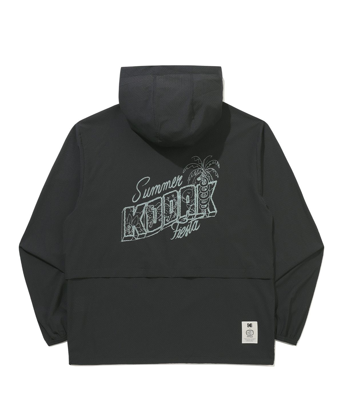 코닥(KODAK) [알란베리리스] 세이코닥 에어홀 후드집업 BLACK