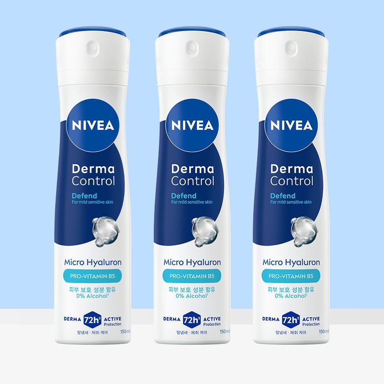 데오드란트 더마컨트롤 디펜드 스프레이 150ml 3개