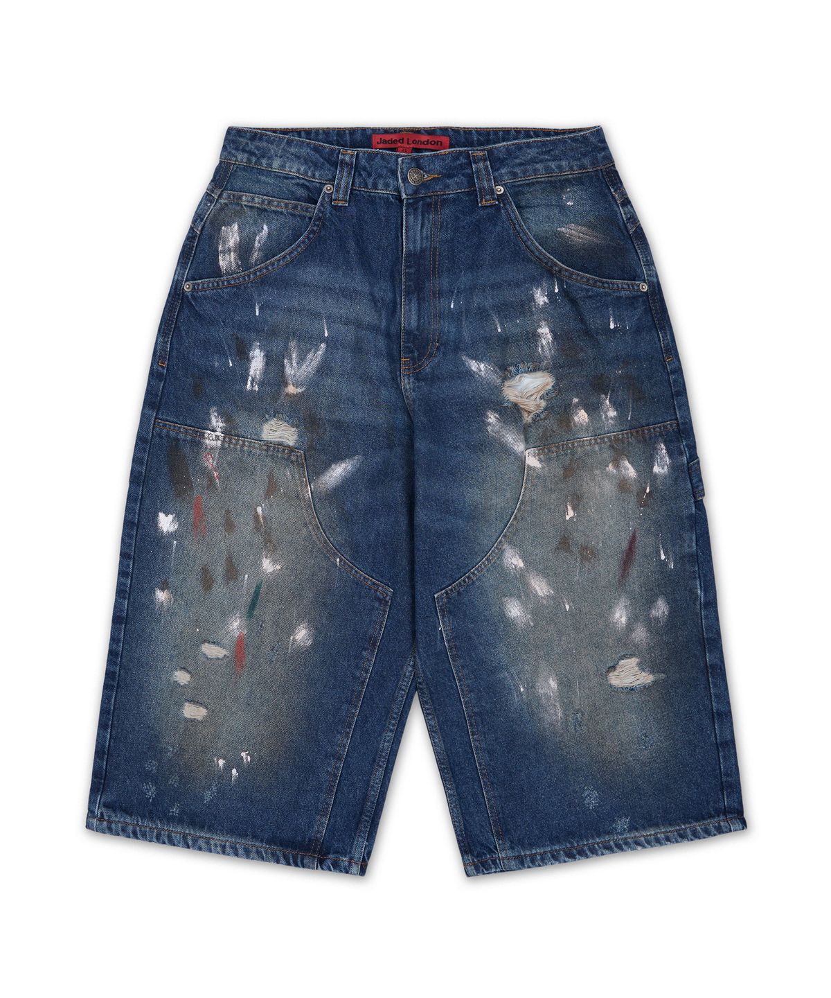 제이디드 런던(JADED LONDON) 페인티드 크롭드 XL 콜로서스 진 (Painted Cropped Xl Colossus Jeans)