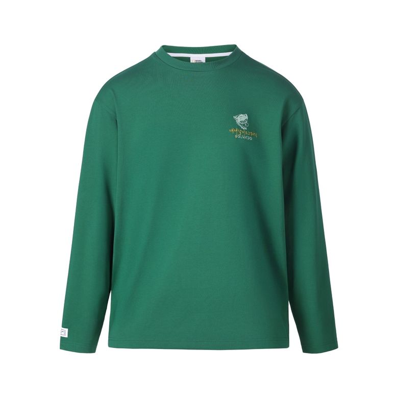 [K-HERITAGE] 호작도 긴팔 티셔츠 GREEN HILLS N262UTS639