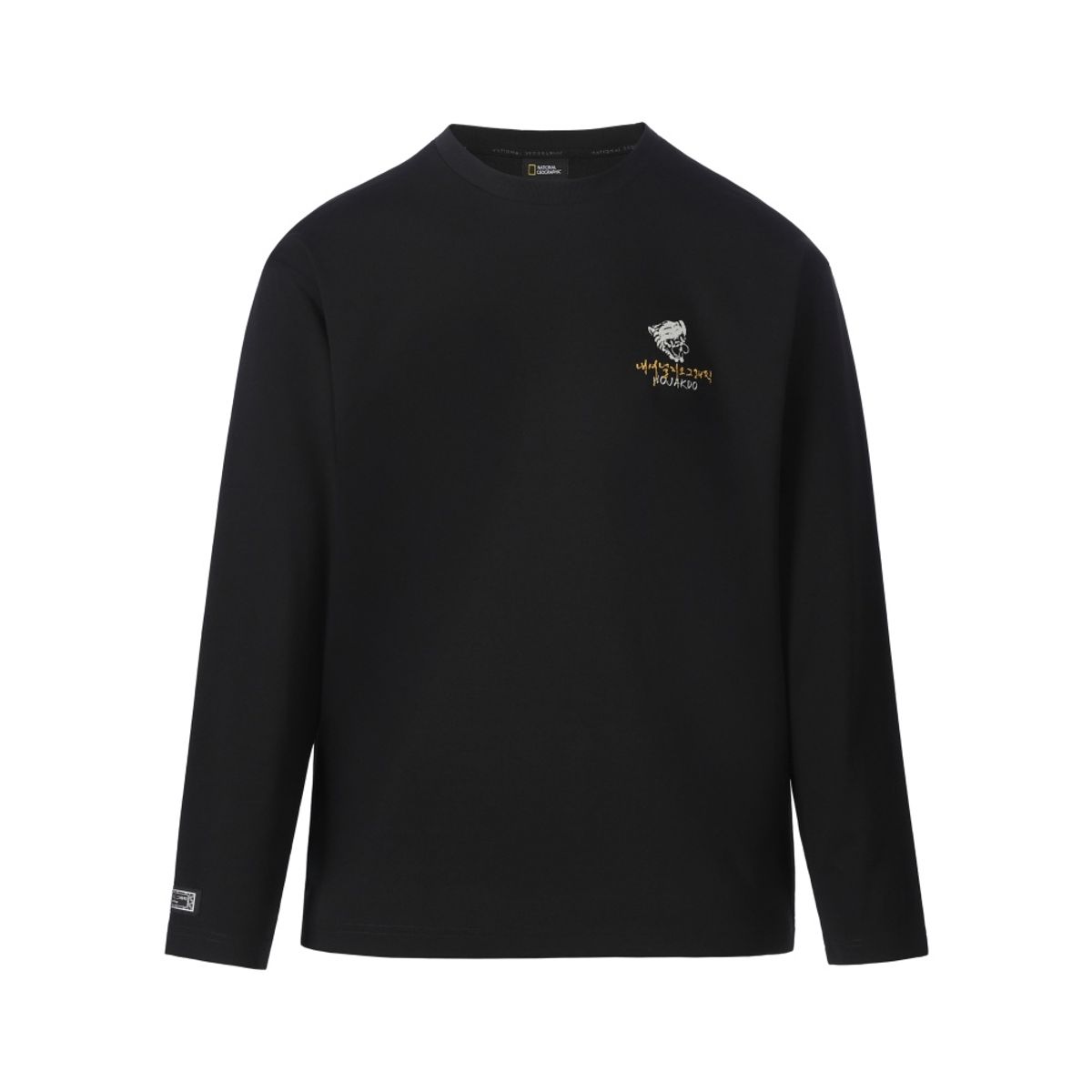 내셔널지오그래픽(NATIONALGEOGRAPHIC) [K-HERITAGE] 호작도 긴팔 티셔츠 BLACK N262UTS639