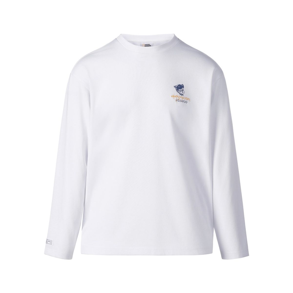 내셔널지오그래픽(NATIONALGEOGRAPHIC) [K-HERITAGE] 호작도 긴팔 티셔츠 WHITE N262UTS639