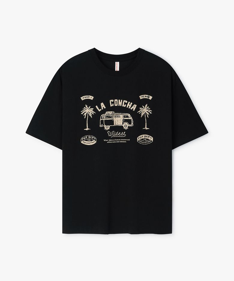 LA CONCHA COOLING T-shirt BLACK