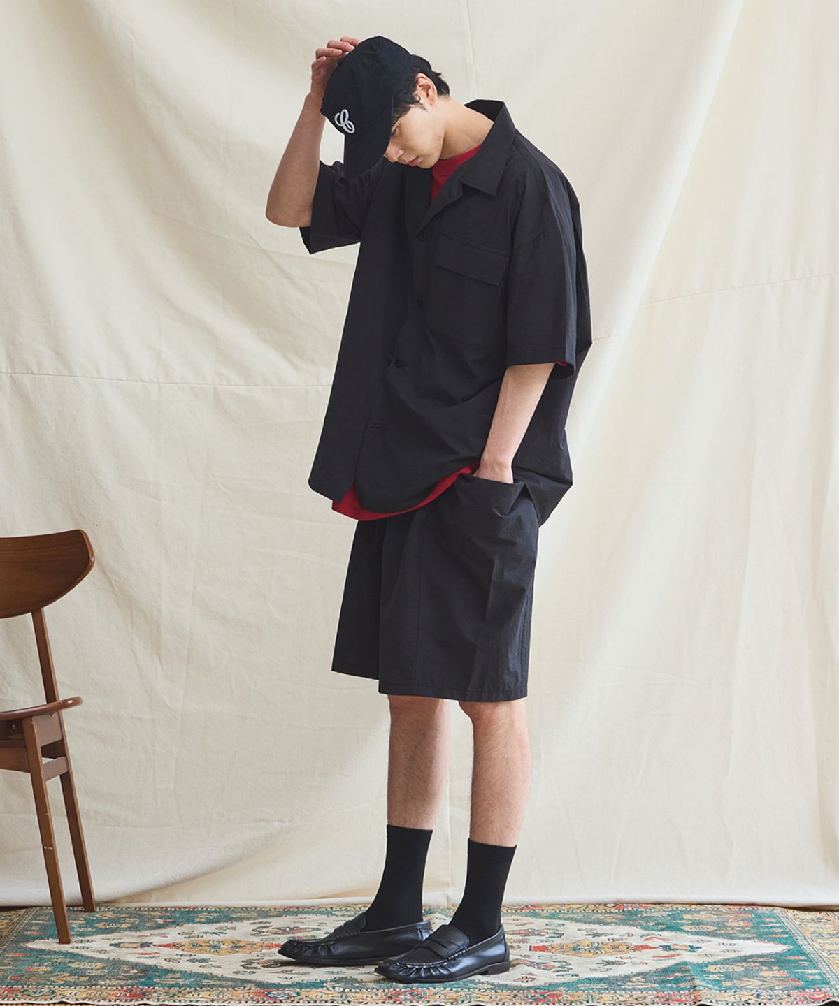 러기드하우스(RUGGED HOUSE) 웨이파인더 셋업 블랙