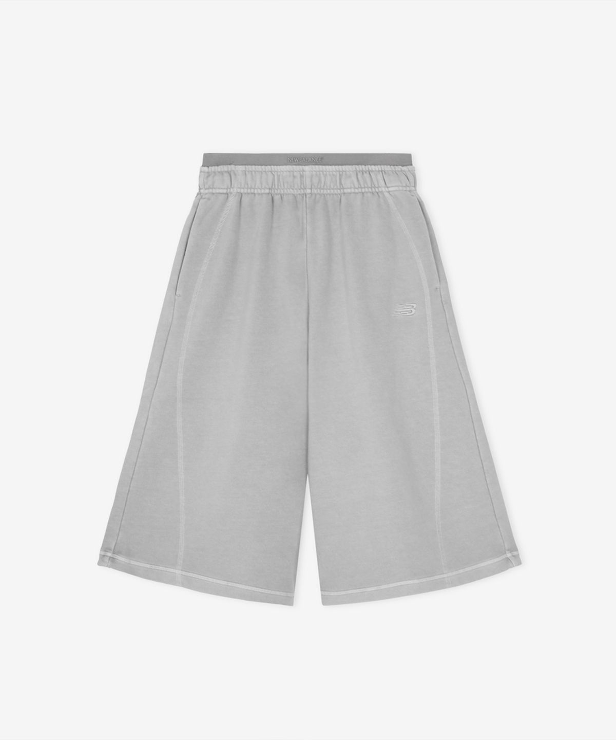 뉴발란스(NEW BALANCE) NBNVG3W112 / WOMEN 새깅 다잉 니트 버뮤다 (D/GRAY)