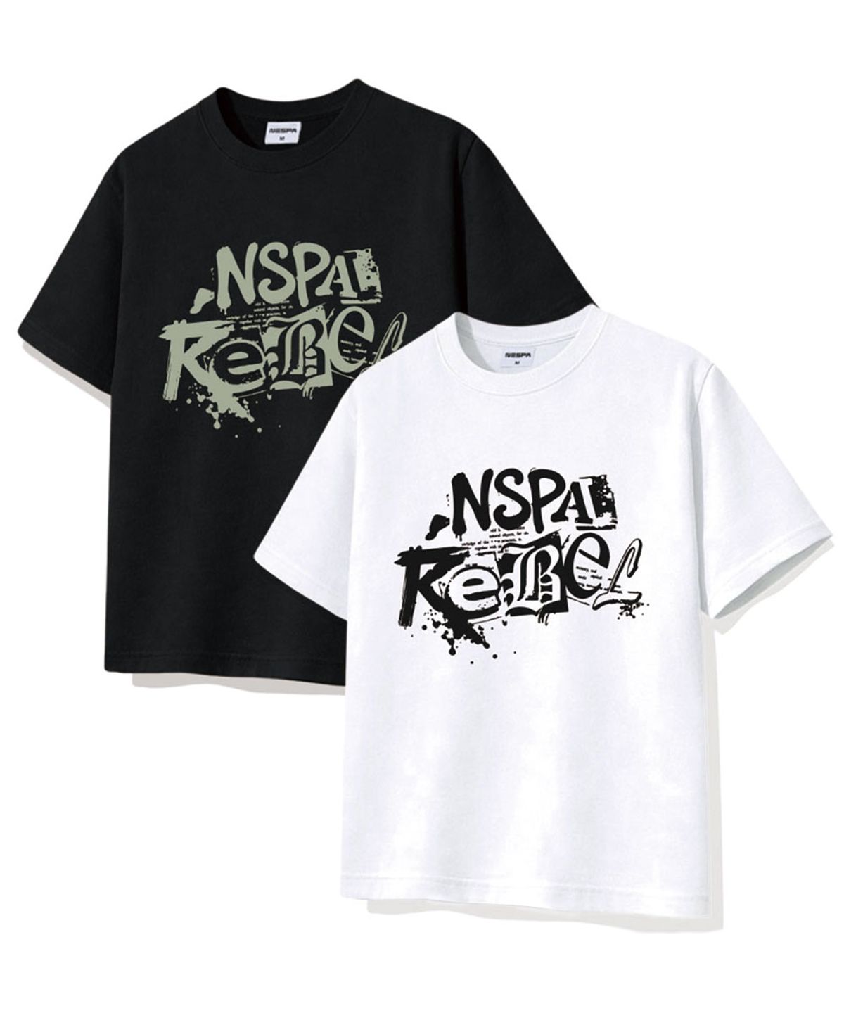 네스파 스튜디오(NESPA STUDIO) 잉크가먼츠 오버핏 반팔티셔츠 5 Color [NSSE_1008]