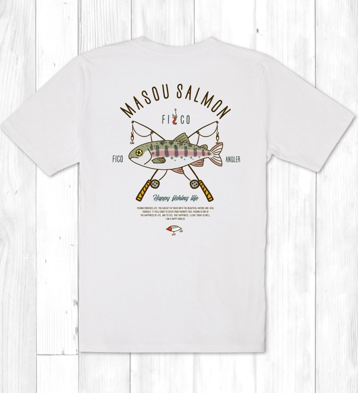 돌돌(DOLDOL) FICO-tshirts-AEROCOOL-255 피코앵글러 산천어 낚시 에어로쿨 기능성 티셔츠 반팔티