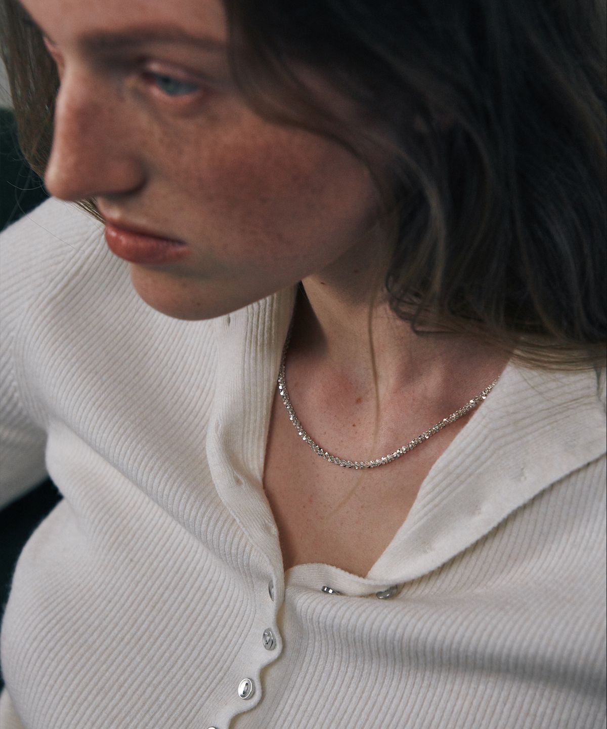 베흐트(VERTE) [925 silver] Un.silver.189 / gross soave necklace