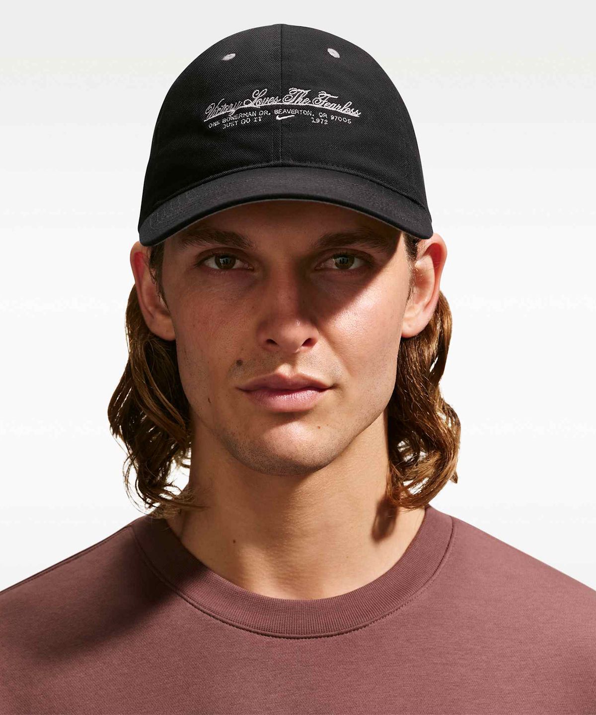 나이키(NIKE) 스포츠웨어 언스트럭처 캡 - 블랙:칼리지 그레이 / IH8804-010