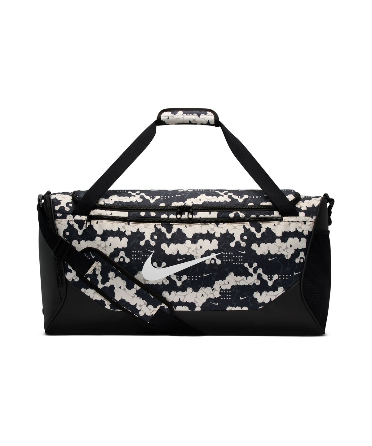 나이키(NIKE) 브라질리아 트레이닝 더플백(미디엄, 60L) - 초크:블랙:화이트 / IH7849-103