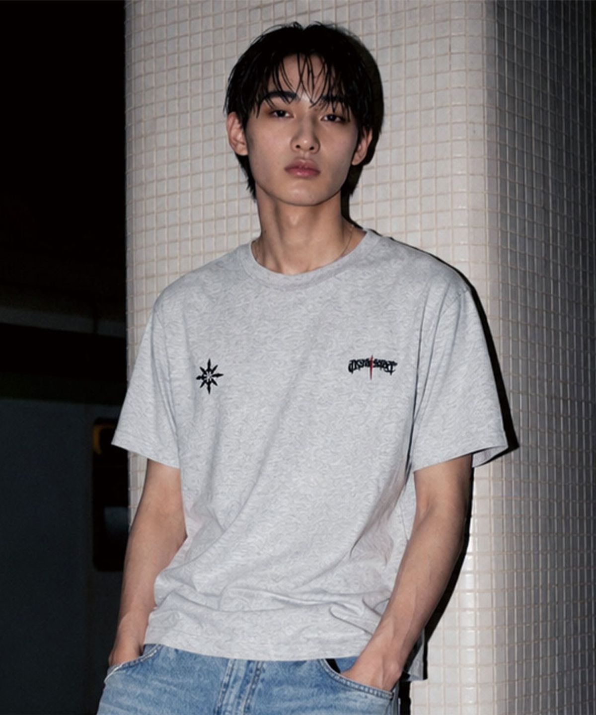 크로스닷(CROSSDOT) 블랙마크 반팔 티셔츠 10 Color [CRSE_9102]