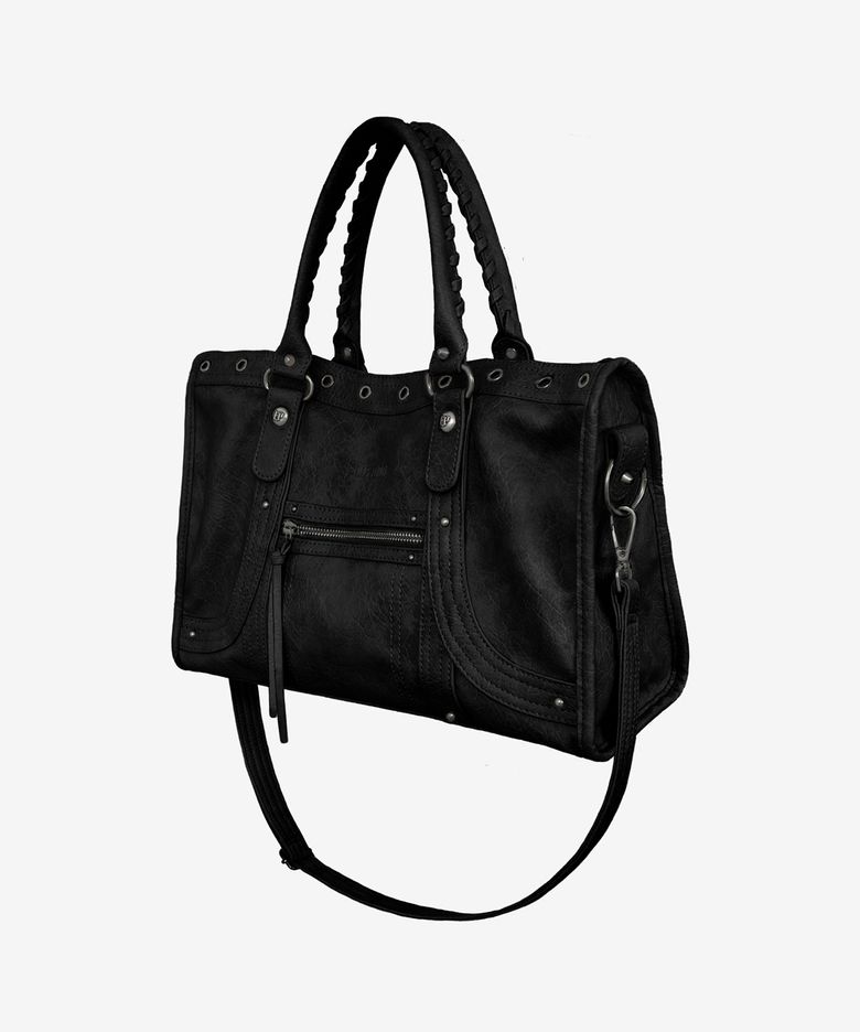 벨튼 커브 토트백_블랙 Velton Curve Tote Bag_ Black