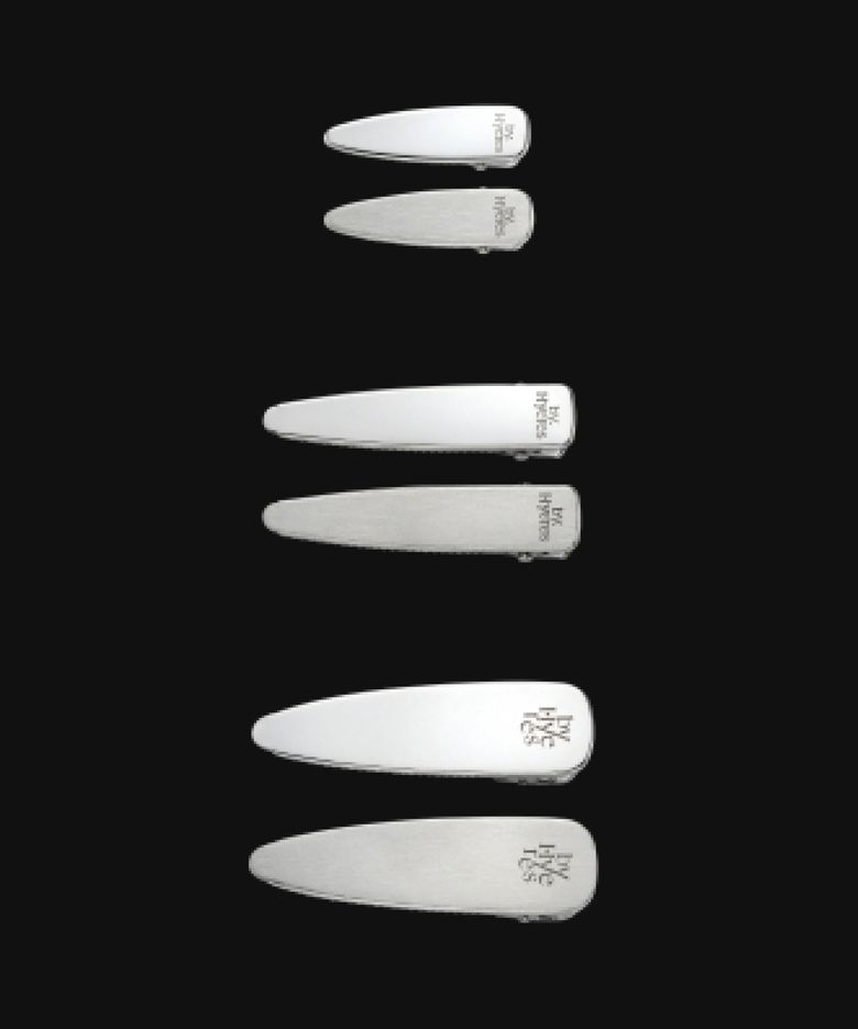클립클릭 테이퍼 메탈 헤어핀 L SET (White/Matte) BH7H64765WSXXX