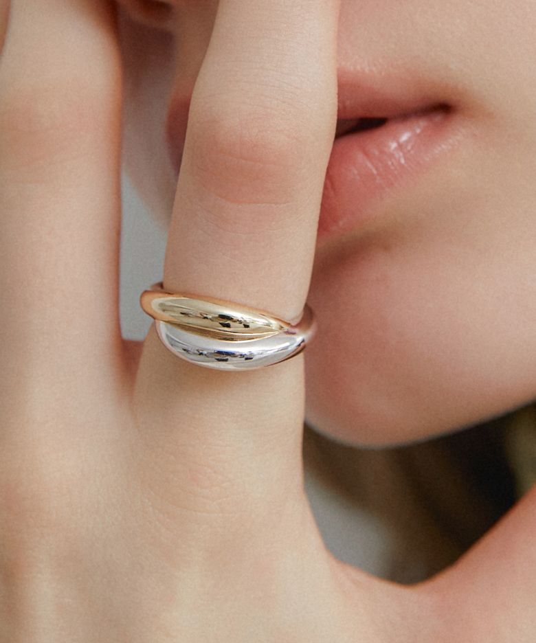 Echo shell Slim ring (Combi) BH7R5A789CB