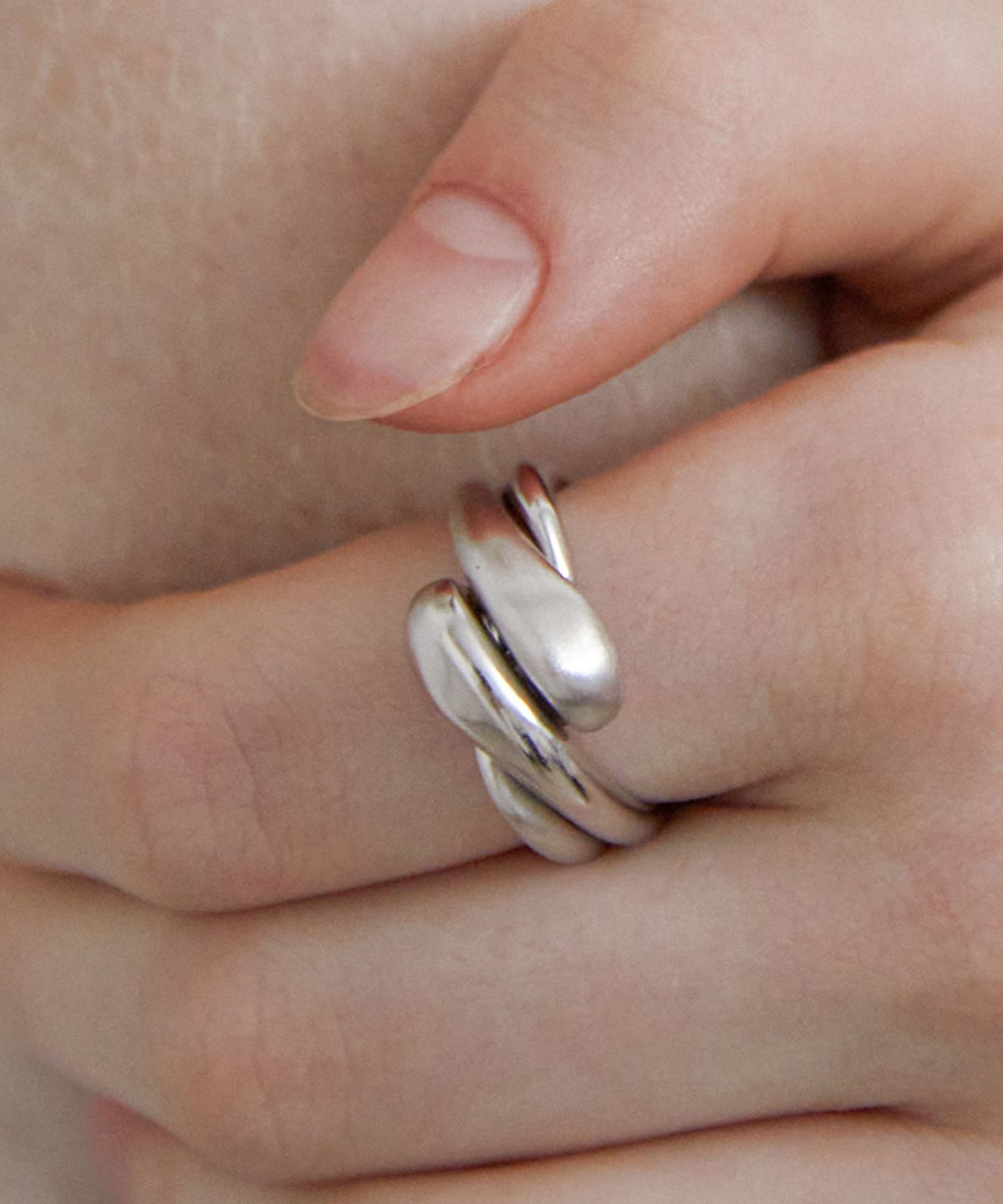 바이이에르(BYHYERES) Pairis ring (Matte) BH7R57764MB
