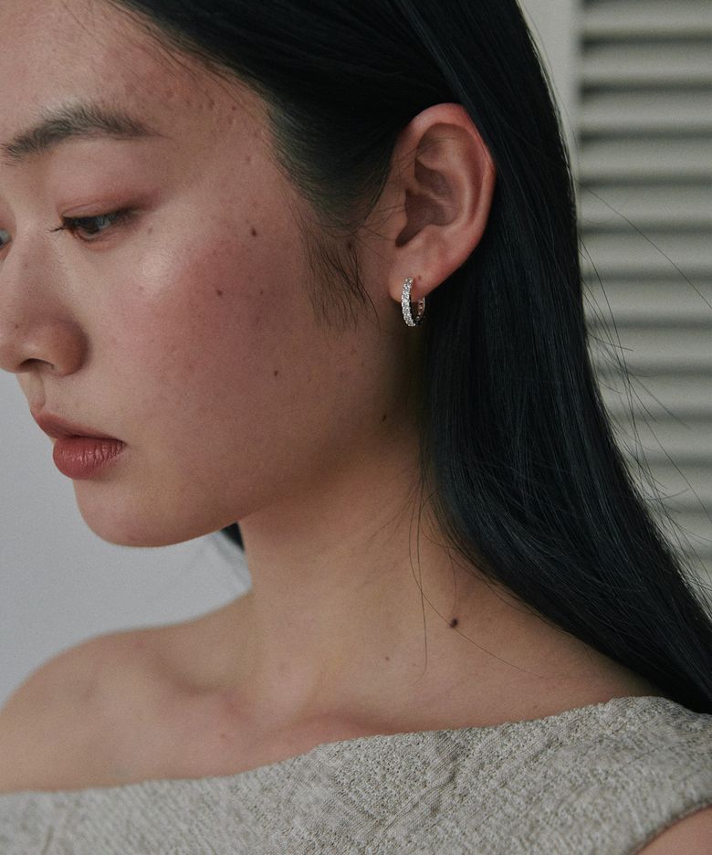 Deux.806 / epais arche dew earring