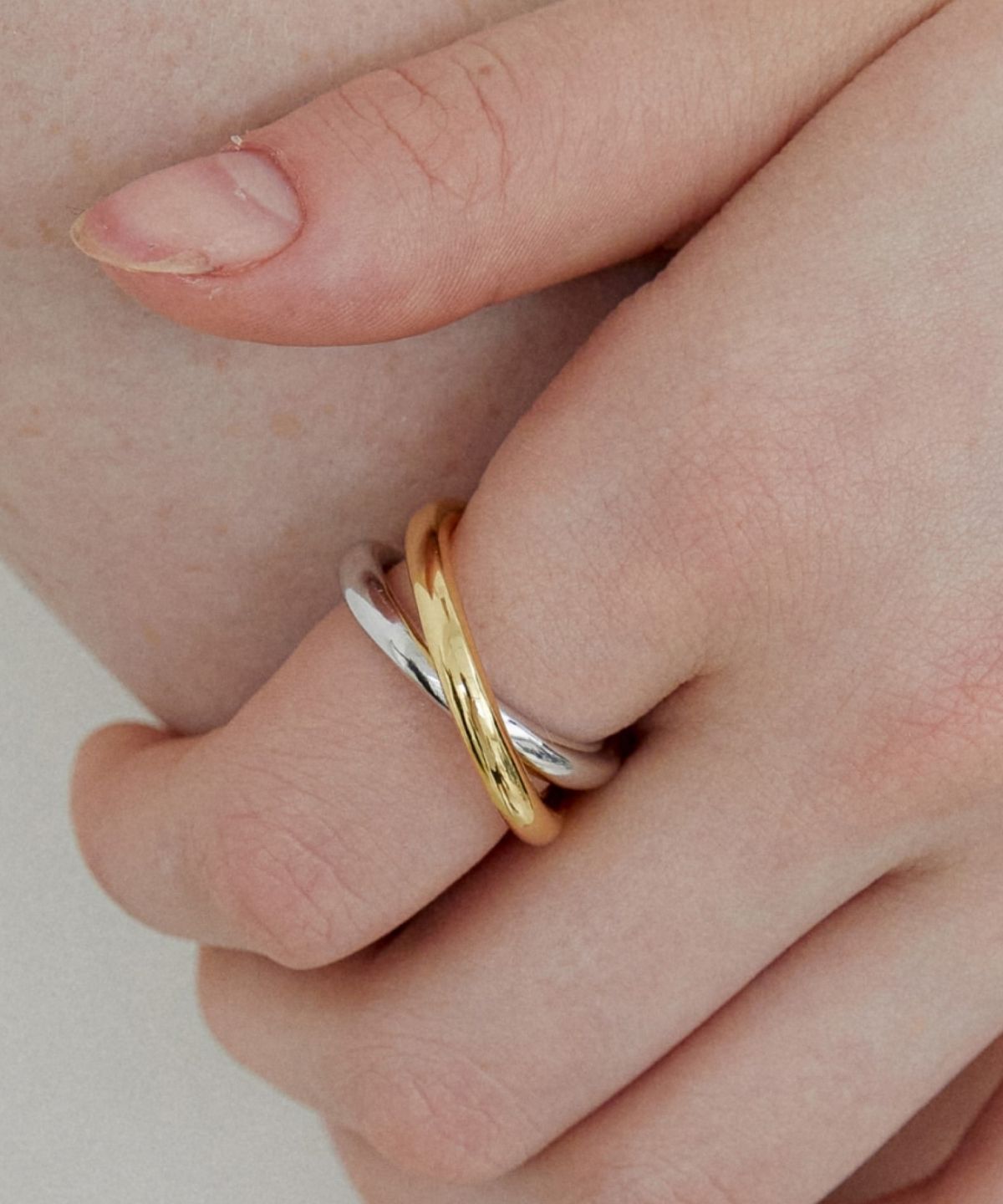 바이이에르(BYHYERES) Duella ring (Combi) BH7R56756CB