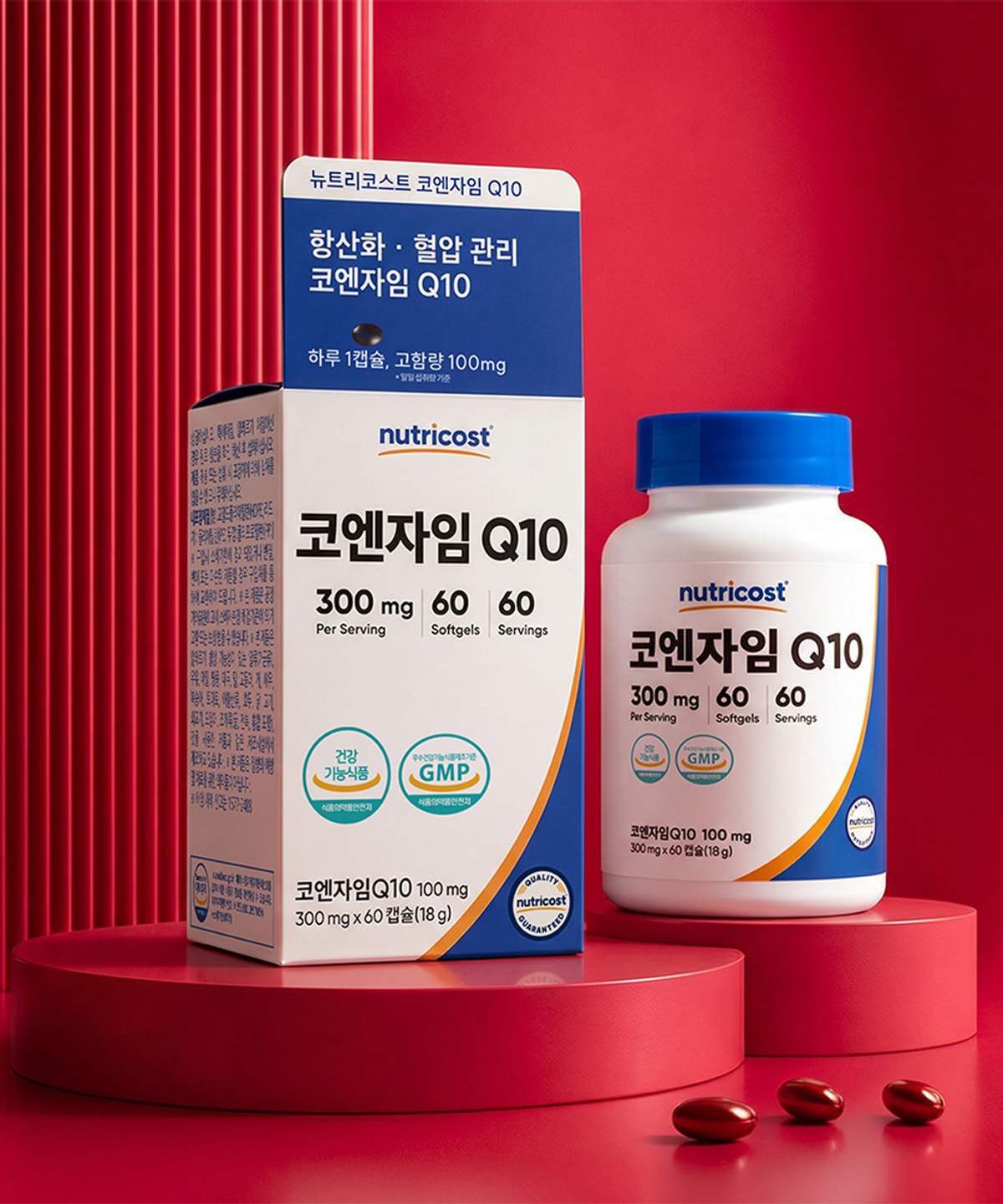 뉴트리코스트(NUTRICOST) 코엔자임Q10(100MG) 소프트젤 60정