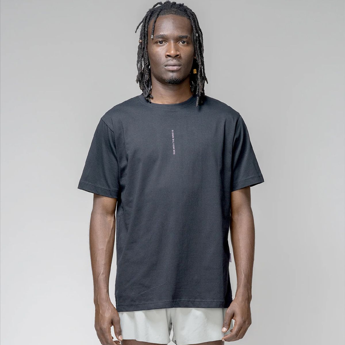 H.쿠모리(H.KOUMORI) Shade Regular T-Shirt - BLACK