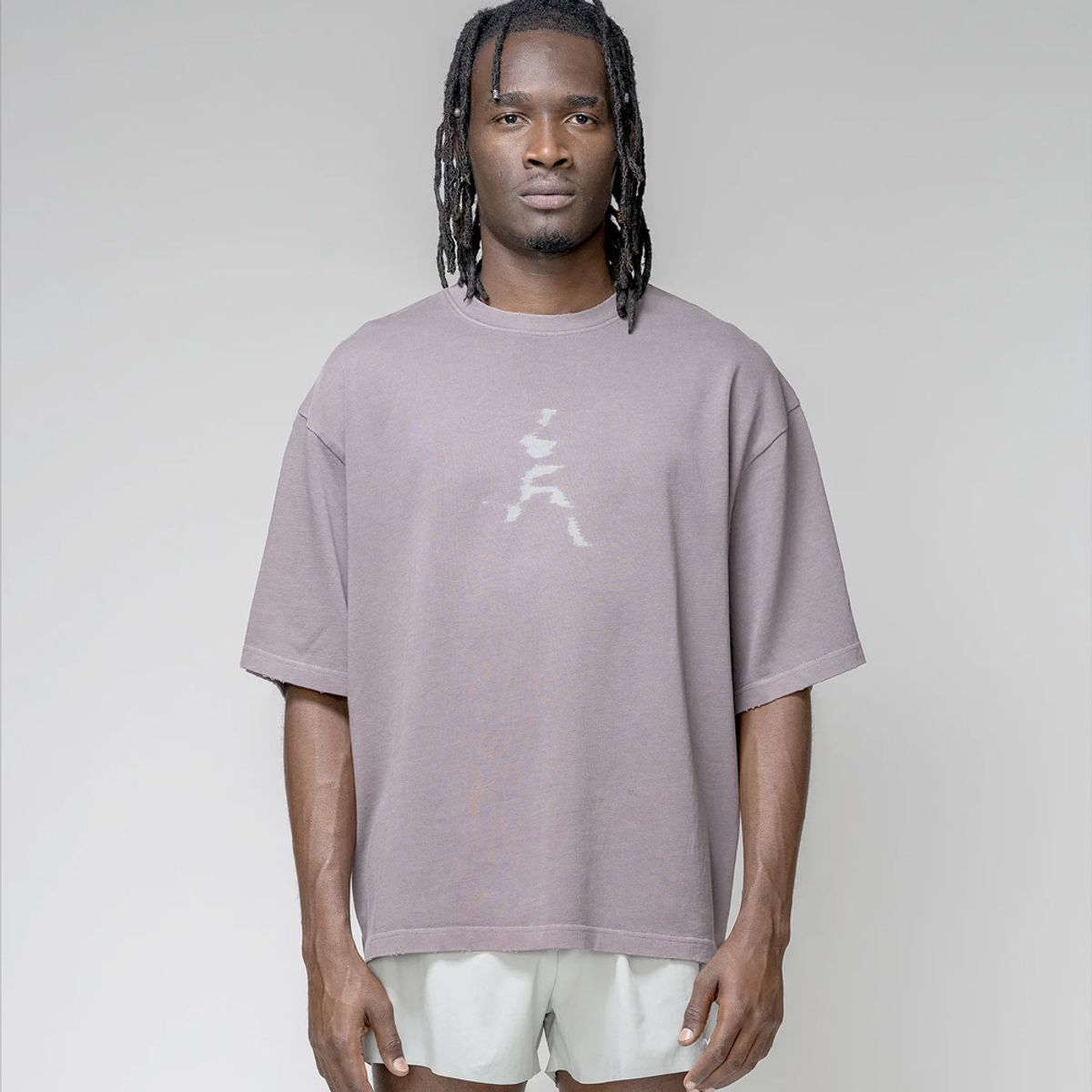 H.쿠모리(H.KOUMORI) Shade Boulder T-Shirt - GRAPE