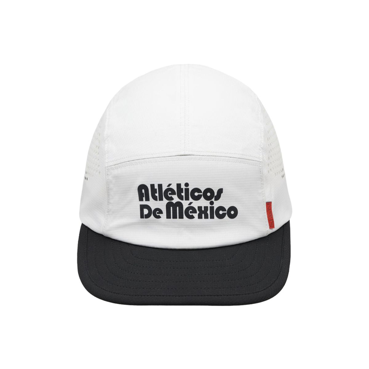 H.쿠모리(H.KOUMORI) Atleticos de mexico Laser Cut Cap - Black/Glacier Grey