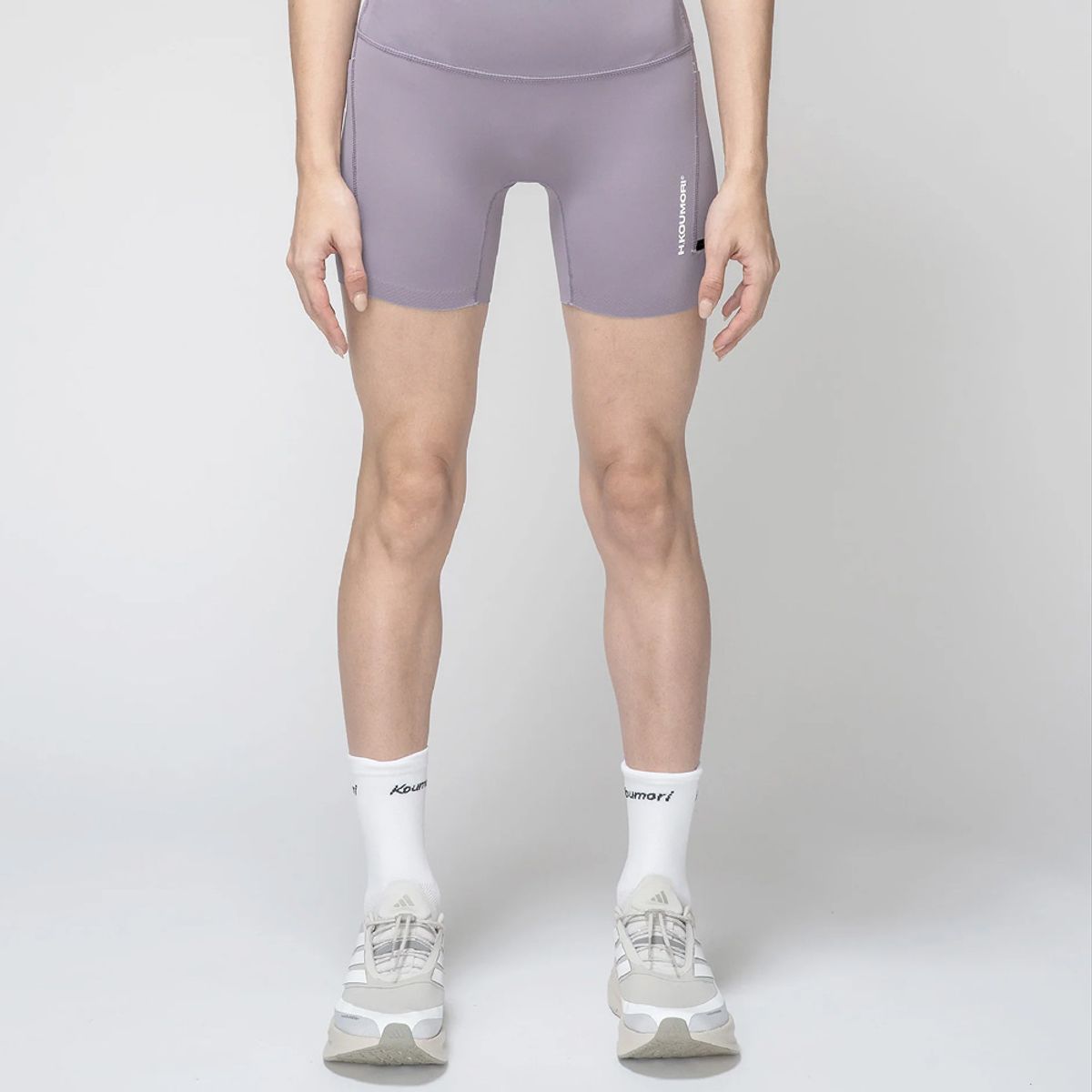 H.쿠모리(H.KOUMORI) Womens Compression Tights Lilac - GRAPE