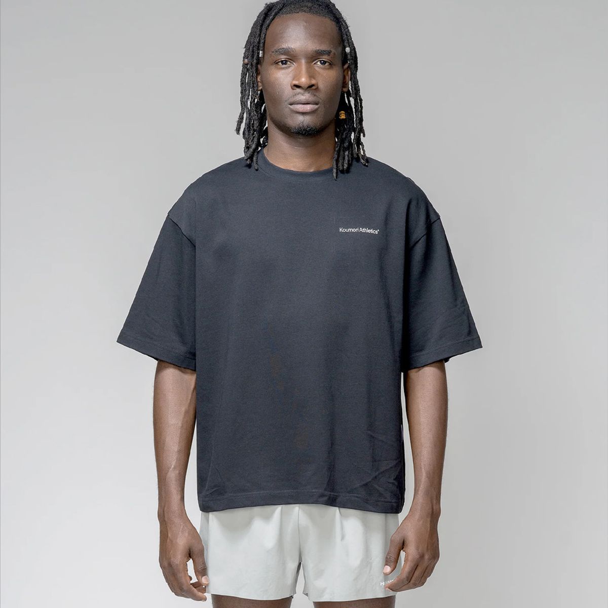 H.쿠모리(H.KOUMORI) Boulder T-Shirt Black