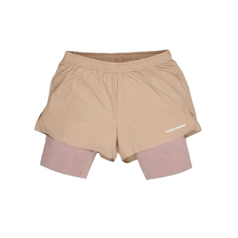 Training Shorts Fossil Brown