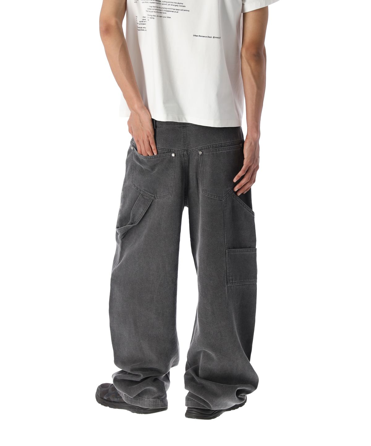 헤일로(HAIILO) Miled Work Pants (Cement-charcoal)